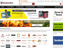 Tablet Screenshot of firesonline.co.uk